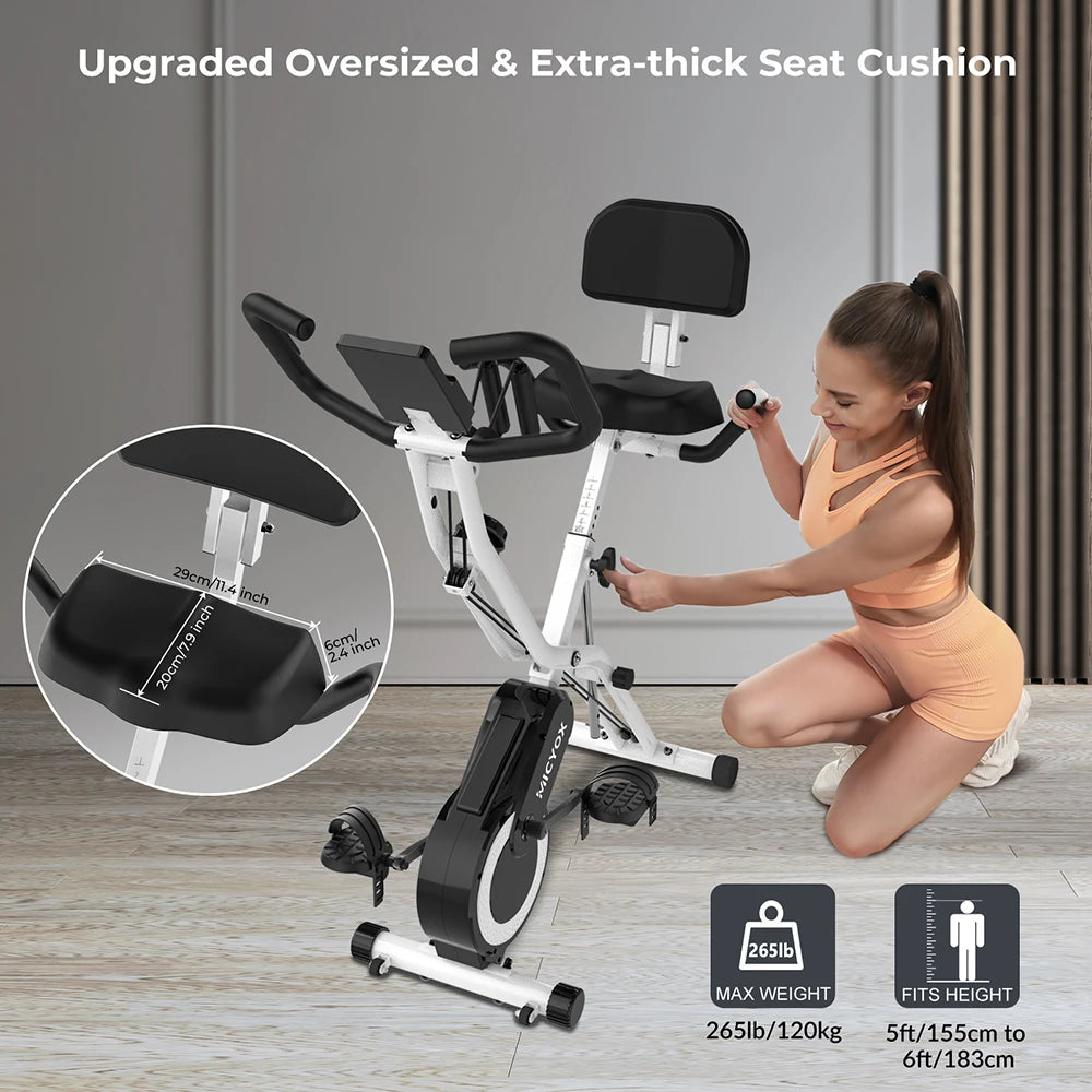 Free Shipping Indoor Bike Heart Rate Detection Digital Display Collapsible