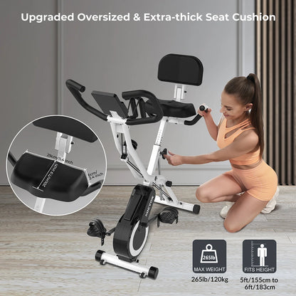 Free Shipping Indoor Bike Heart Rate Detection Digital Display Collapsible