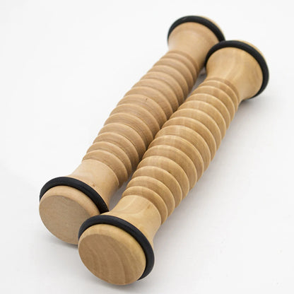 Wooden Exercise Roller Sport Injury Gym Body Leg Foot Trigger Point Muscle