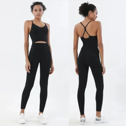 Sportswear Woman Gym Sports Bra and Leggings Two Piece Sets Outifits Naked