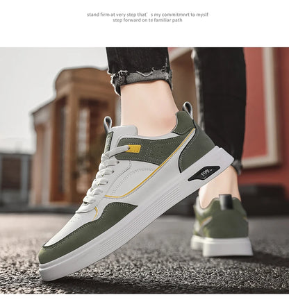 Summer Men's Shoes New Breathable Canva Shoes Korean Trendy Versatile
