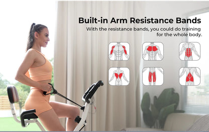 Free Shipping Indoor Bike Heart Rate Detection Digital Display Collapsible