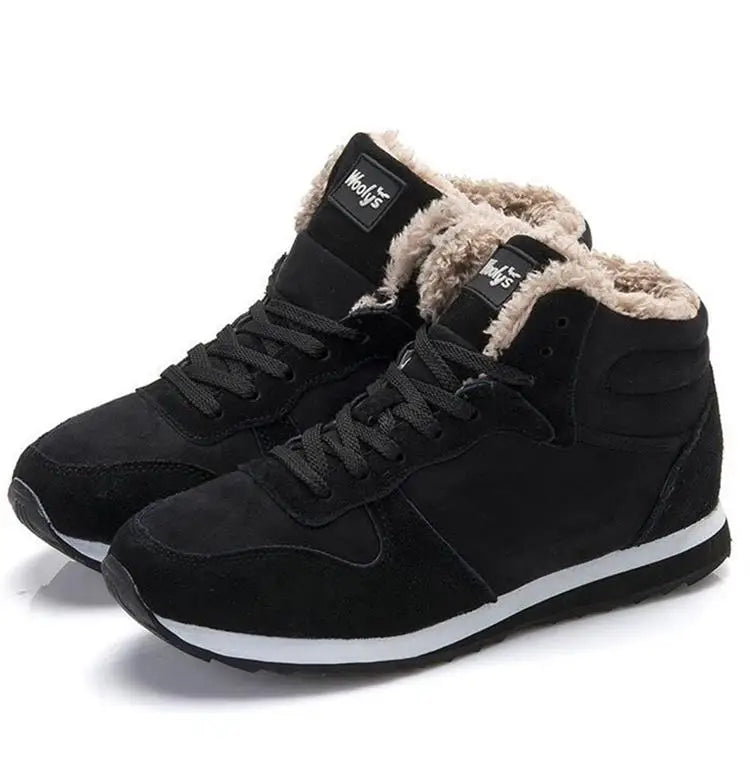 Snow Boots Men Male Men's Sneaker Men's Winter Shoes Plush Ankle Boots
