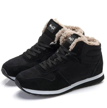 Snow Boots Men Male Men's Sneaker Men's Winter Shoes Plush Ankle Boots