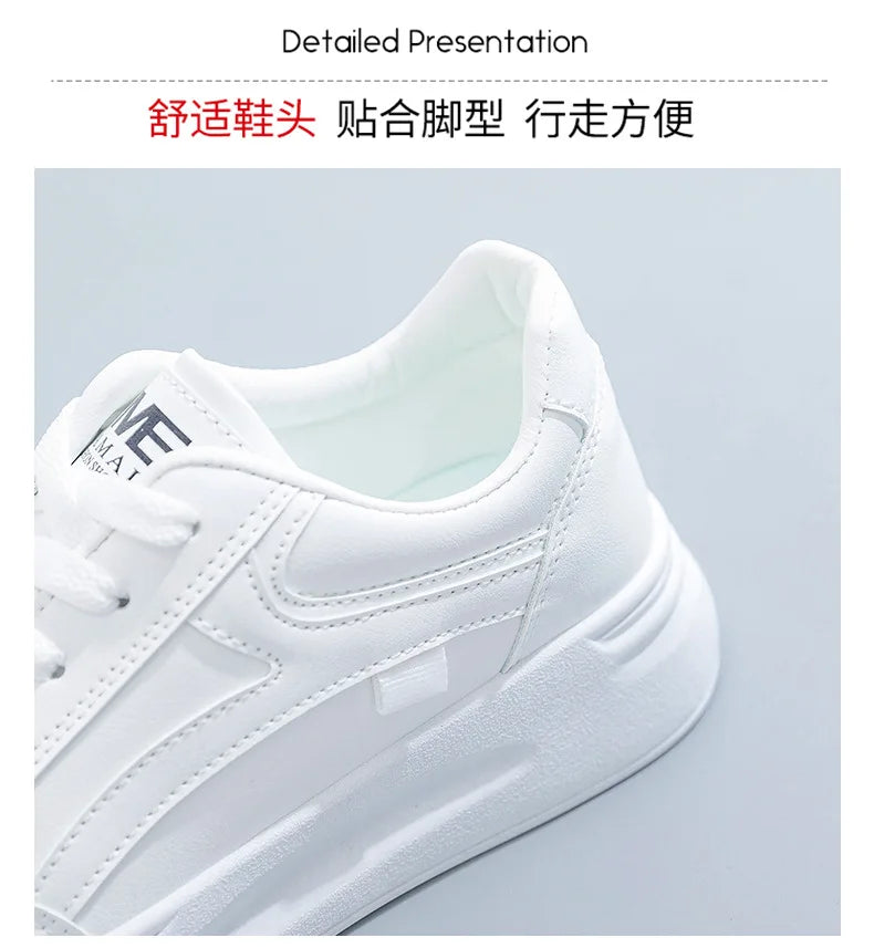 Women's Shoes Summer Thick Sole White Spring Autumn Breathable Platform Tennis