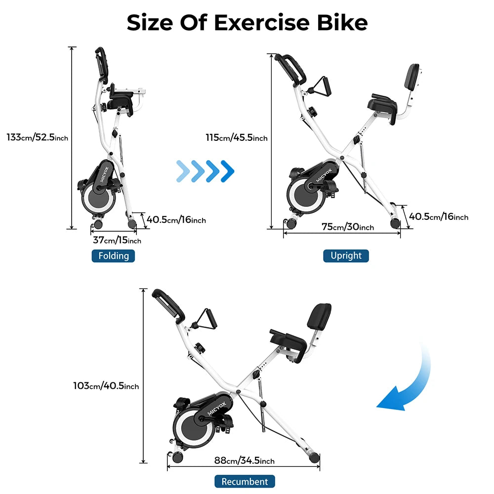 Free Shipping Indoor Bike Heart Rate Detection Digital Display Collapsible
