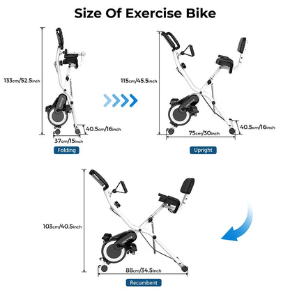Free Shipping Indoor Bike Heart Rate Detection Digital Display Collapsible