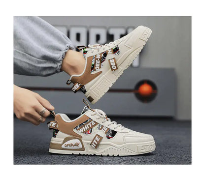 Skateboard Mens Shoes Summer Sneakers Leather Casual Fashion Outdoor Running