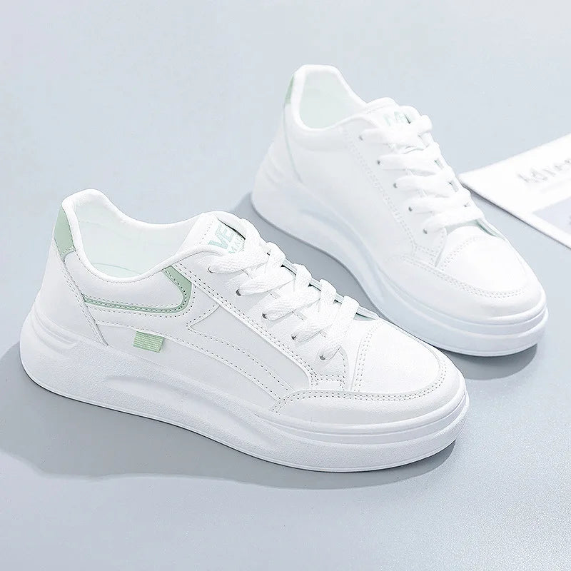 Women's Shoes Summer Thick Sole White Spring Autumn Breathable Platform Tennis