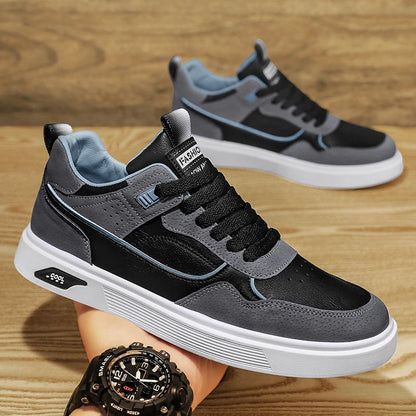 Summer Men's Shoes New Breathable Canva Shoes Korean Trendy Versatile
