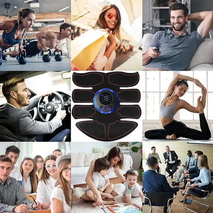 ABS Stimulator Muscle Toner EMS Muscle Stimulator Fitness Weight Loss Massager