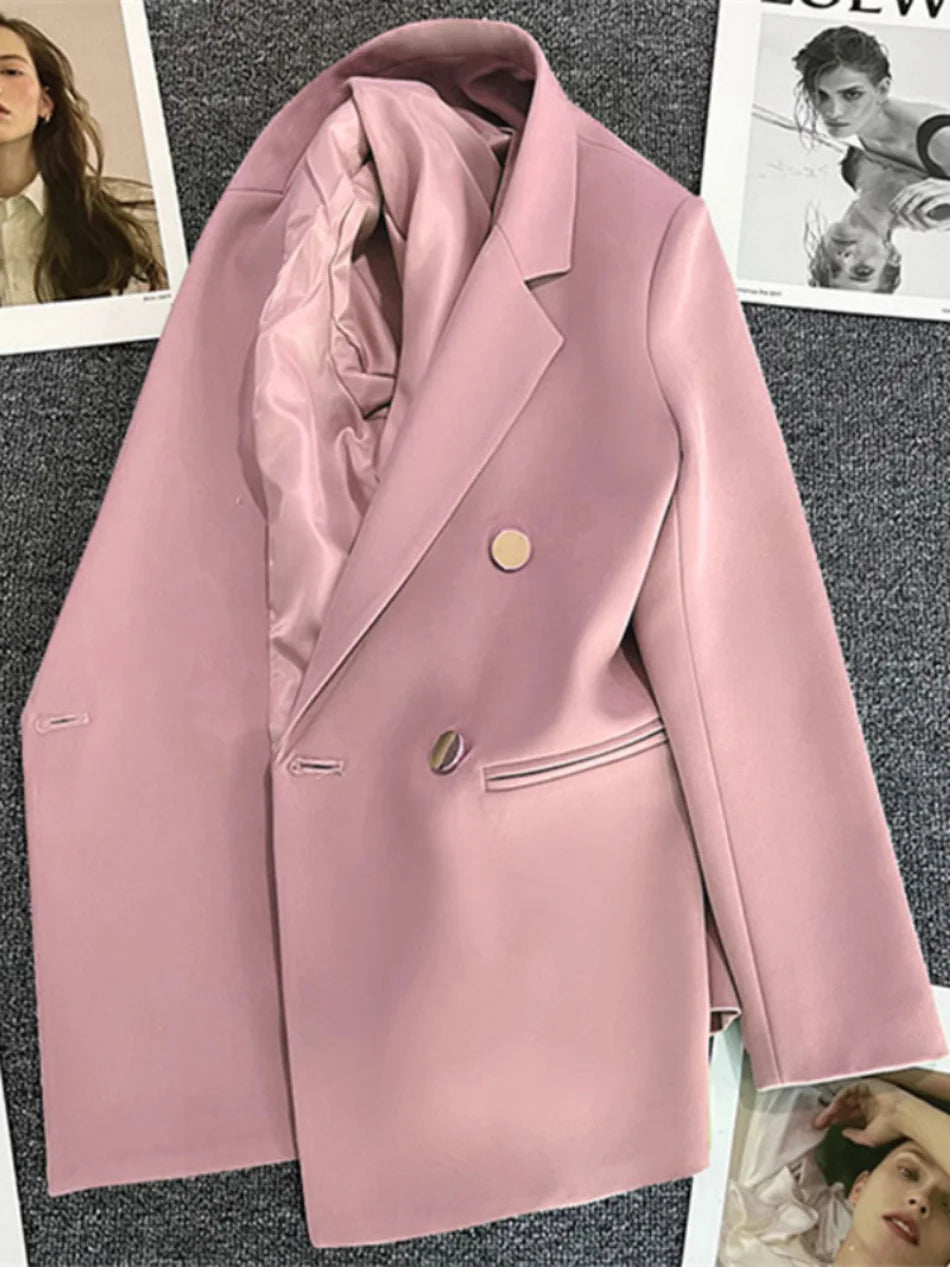Women's Suit Coat Elegant Sports Casual Blazer Korean Fashion Luxury Jacket