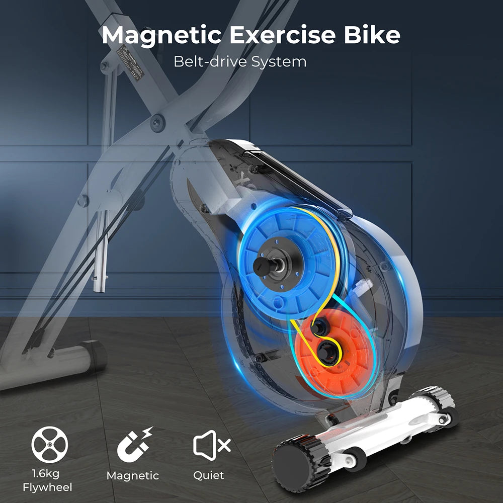 Free Shipping Indoor Bike Heart Rate Detection Digital Display Collapsible