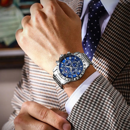 POEDAGAR Luxury Watch for Man Quartz Sports Men Watch Waterproof Luminous