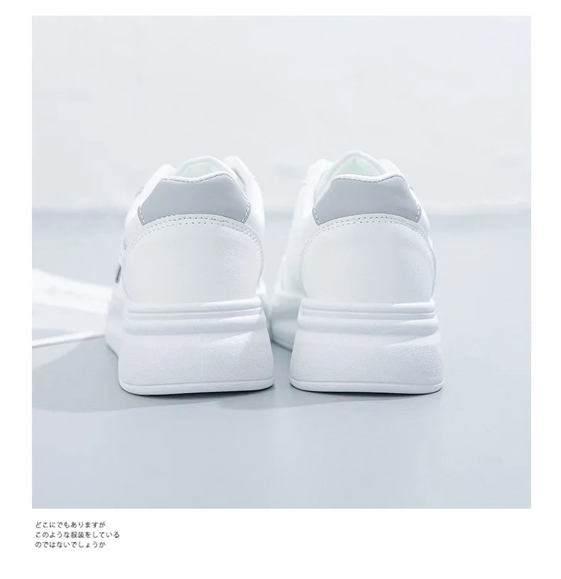 Women's Shoes Summer Thick Sole White Spring Autumn Breathable Platform Tennis