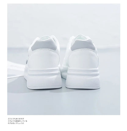 Women's Shoes Summer Thick Sole White Spring Autumn Breathable Platform Tennis
