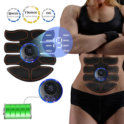 ABS Stimulator Muscle Toner EMS Muscle Stimulator Fitness Weight Loss Massager