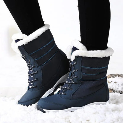 Winter Shoes Waterproof Boots Women Snow Boots Plush Warm Ankle Boots For Women