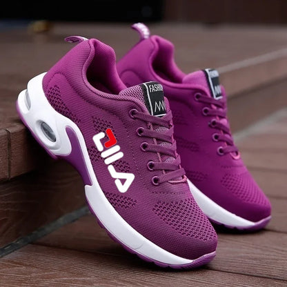 New Running Shoes Ladies Breathable Sneakers Summer Light Mesh Air Cushion