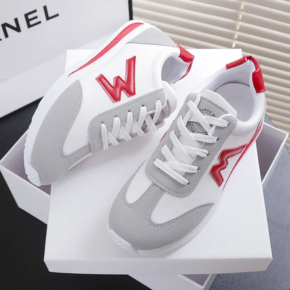 New 2024 Women Casual Walking Shoes Summer Flat Lace Up Leather High Quality