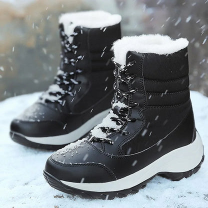 Winter Shoes Waterproof Boots Women Snow Boots Plush Warm Ankle Boots For Women