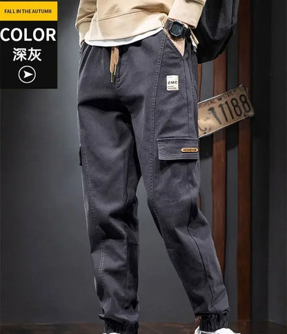 Thickened Fleece-lined Men's Winter Pants New Style Casual Loose Fit Trendy