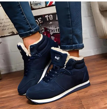 Snow Boots Men Male Men's Sneaker Men's Winter Shoes Plush Ankle Boots