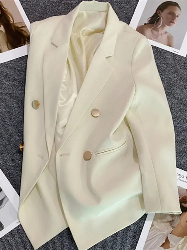 Women's Suit Coat Elegant Sports Casual Blazer Korean Fashion Luxury Jacket