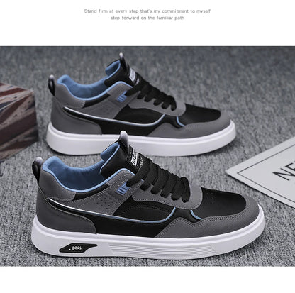 Summer Men's Shoes New Breathable Canva Shoes Korean Trendy Versatile