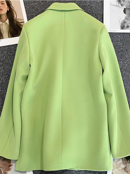 Women's Suit Coat Elegant Sports Casual Blazer Korean Fashion Luxury Jacket