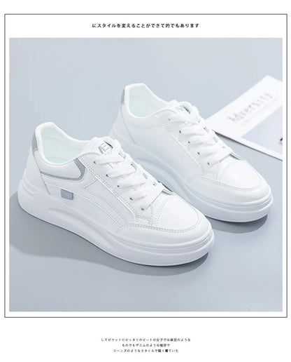 Women's Shoes Summer Thick Sole White Spring Autumn Breathable Platform Tennis