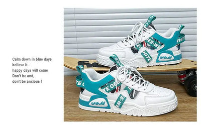 Skateboard Mens Shoes Summer Sneakers Leather Casual Fashion Outdoor Running