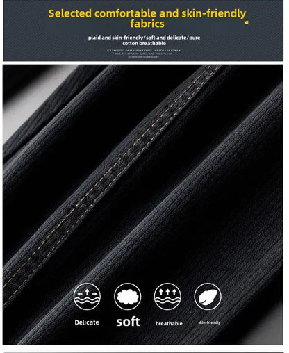 Thickened Fleece-lined Men's Winter Pants New Style Casual Loose Fit Trendy