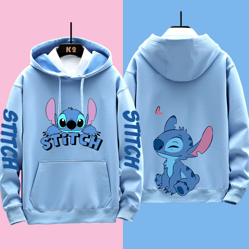Disney Stitch Different Couple Outfits for Men and Women Casual Sweatshirts