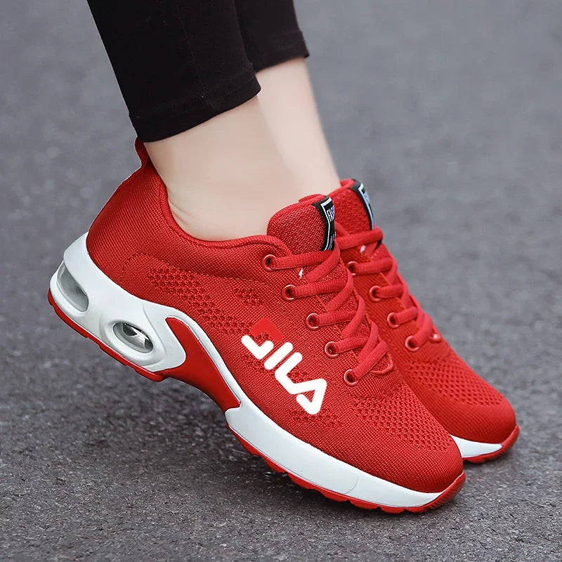 New Running Shoes Ladies Breathable Sneakers Summer Light Mesh Air Cushion
