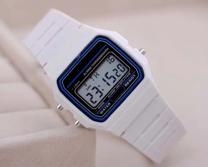 2024 Digital Watches For Men Sports Waterproof Bracelet Clock Gold Electronice