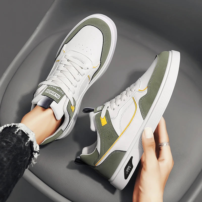 Summer Men's Shoes New Breathable Canva Shoes Korean Trendy Versatile