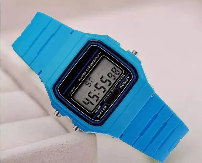 2024 Digital Watches For Men Sports Waterproof Bracelet Clock Gold Electronice