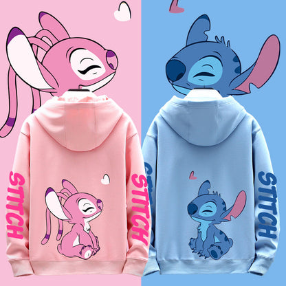 Disney Stitch Different Couple Outfits for Men and Women Casual Sweatshirts