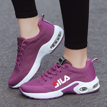 New Running Shoes Ladies Breathable Sneakers Summer Light Mesh Air Cushion