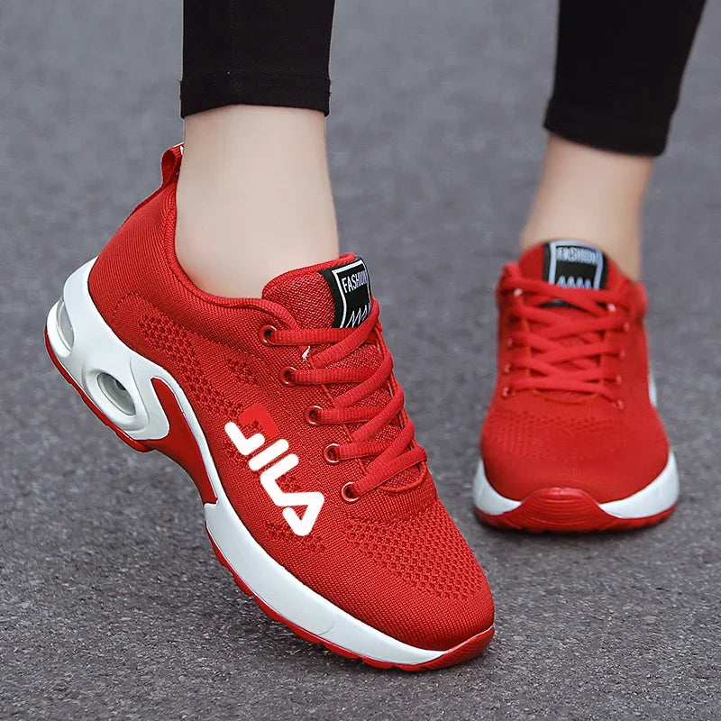New Running Shoes Ladies Breathable Sneakers Summer Light Mesh Air Cushion