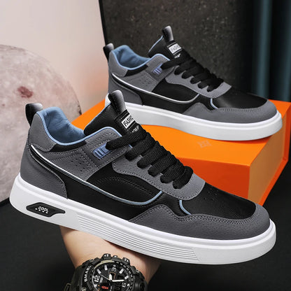 Summer Men's Shoes New Breathable Canva Shoes Korean Trendy Versatile