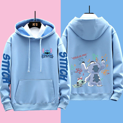 Disney Stitch Different Couple Outfits for Men and Women Casual Sweatshirts