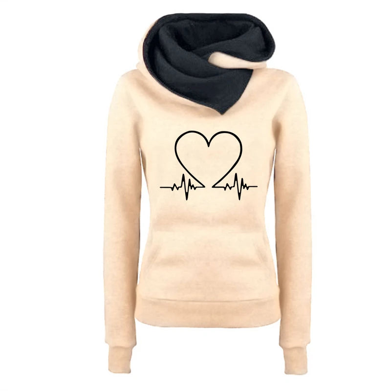 Woman Clothing 2024 New Top High Quality Streetwear Casual Pullovers Long Sleeve