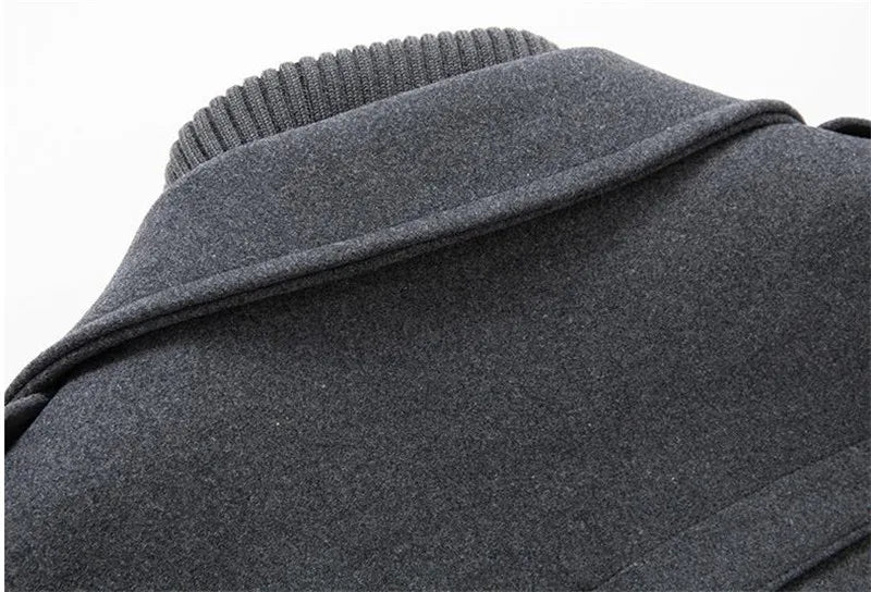 Men's Jackets Winter Autumn Long Windproof Coat Fashion Business Casual Thick