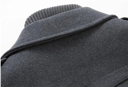 Men's Jackets Winter Autumn Long Windproof Coat Fashion Business Casual Thick