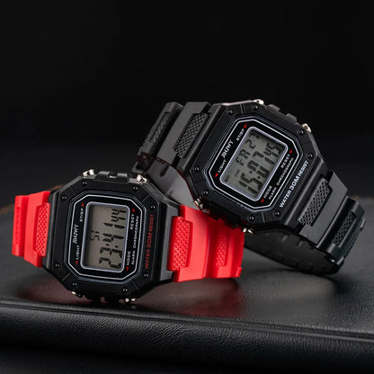 2024 Digital Watches For Men Sports Waterproof Bracelet Clock Gold Electronice