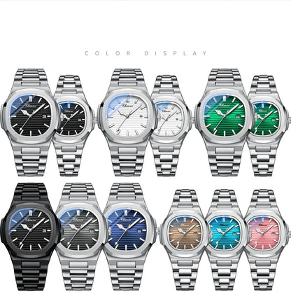 CHENXI 8222 Men's Quartz Watch Luxury Stainless Steel Wristwatch Waterproof