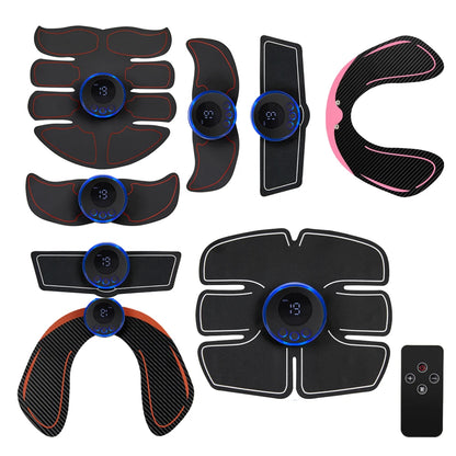 Electric Muscle Stimulator EMS Abdominal Fitness Stickers Rechargeable Body Slim