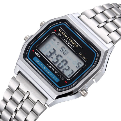 2024 Digital Watches For Men Sports Waterproof Bracelet Clock Gold Electronice
